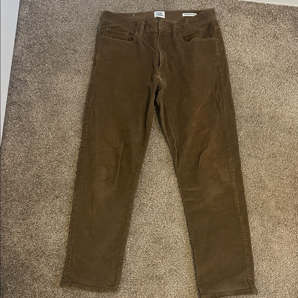 Classic Tan Corduroy Pants for Men